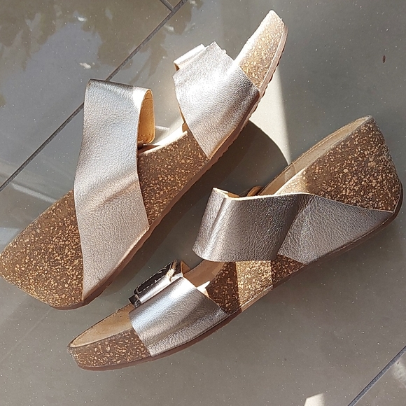 Clark's Artisan wedge sandals - Picture 3 of 6